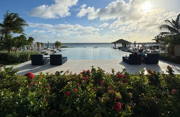 Curacao background image resort view