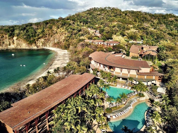 Costa Rica hotel on the beach